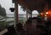 Watching the rain fall. I decided to take a day off after about a week and let the storm pass by.