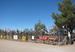 Recycled-bottle garden, somewhere between Barstow and Victorville, California.