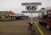 End of the Route 66 on the pier in Santa Monica.