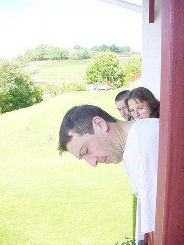 Au balcon