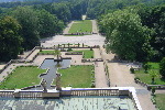 Vue sur le parc depuis le toit de l%27Orangerie