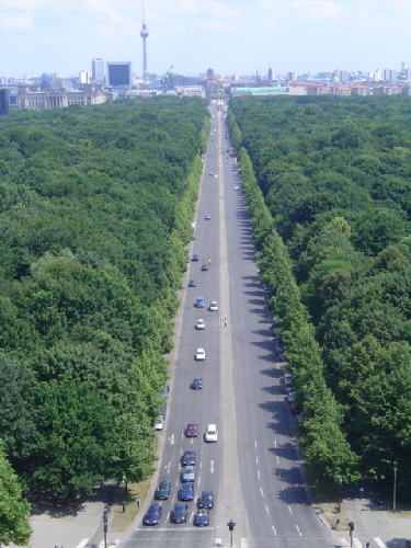 Depuis la Siegessule%3a vue sur vers l%27Est